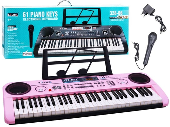 Organy Keyboard + mikrofon 61klawisz 328-06 IN0082 JOKOMISIADA