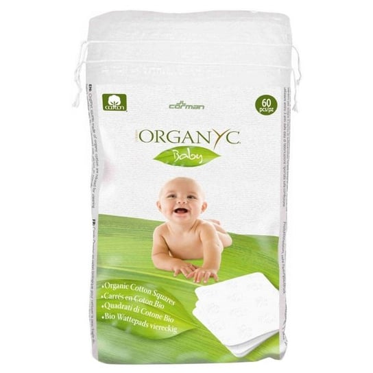 Organyc, Płatki kosmetyczne z bawełny organicznej dla dzieci, 60 szt. Organyc