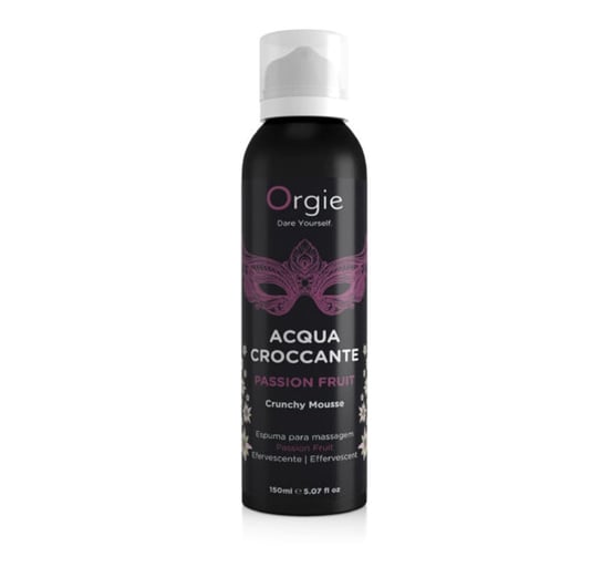 Orgie, Acqua Croccante Crunchy Mousse Passion Fruit, Olejek intymny, 150 ml ORGIE