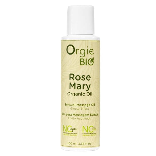 Orgie, Bio Rose Mary Organic Oil, Organiczny olejek do masażu, 100 ml ORGIE