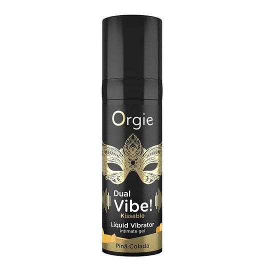 Orgie Dual Vibe! Kissable Liquid Vibrator, Wibrujący żel intymny, Pina Colada, 15ml ORGIE