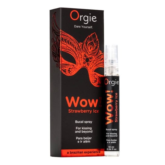 Orgie, Wow!, Chłodzący spray do ust Strawberry Ice, 10 ml ORGIE