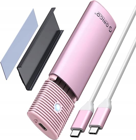 ORICO obudowa dysku SSD M.2 NVMe USB C 3.2 10 Gb/s PCIe M-Key B+M Key Róż Orico