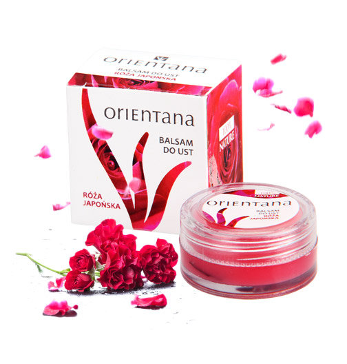 Orientana, balsam do ust róża japońska, 8 g Orientana