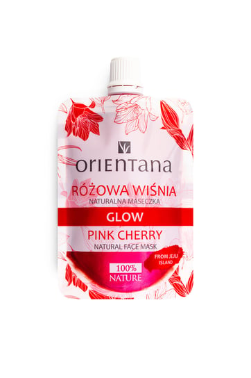Orientana, Glow, maseczka do twarzy Różowa Wiśnia, 30 ml Orientana