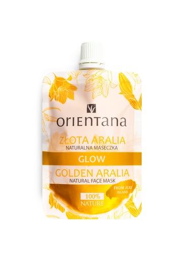 Orientana, Glow, maseczka do twarzy Złota Aralia, 30 ml Orientana