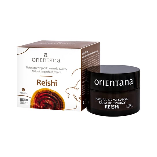 Orientana, Reishi, wegański krem do twarzy na noc, 50 ml Orientana