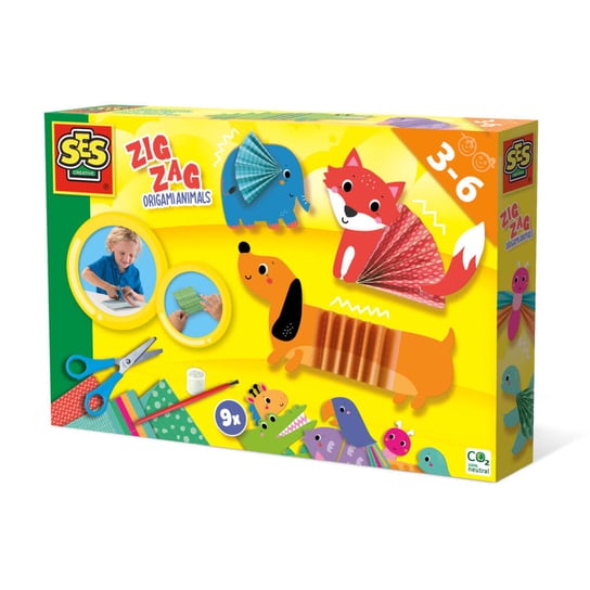 Origami harmonijki SES Creative - zabawki kreatywne dla dziewczynek i chłopców Inna marka