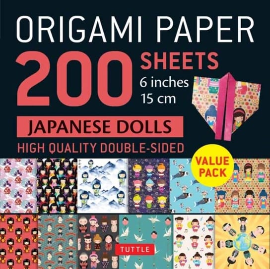 Origami Paper 200 sheets Japanese Dolls 6 inch (15 cm) Tuttle Publishing