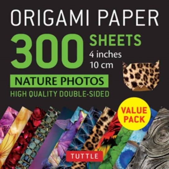 Origami Paper 300 sheets Nature Photo Patterns 4 inch (10 cm) Tuttle Publishing