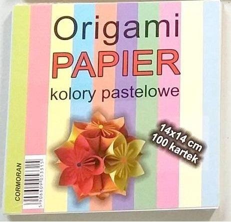 Origami Papier 14X14Cm. Pastele Kormoran Kormoran