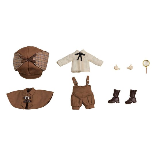 Original Character Parts for Nendoroid Doll Figures Outfit Set Detective - Boy (Brown) Inny producent