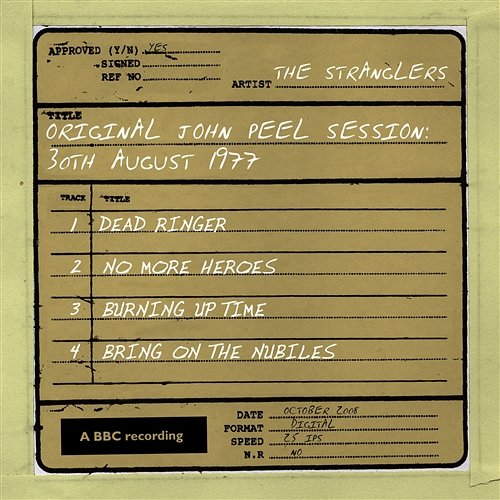 Original John Peel Session: 30th August 1977 The Stranglers