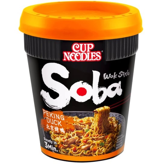 Original Nissin Cup Noodles, Soba O Smaku Kaczki Po Pekińsku 87G - Nissin Nissin