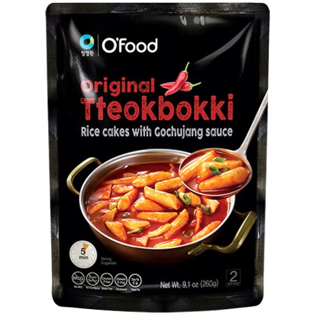 Original Tteokbokki, Kluski Ryżowe W Sosie Gochujang 260G - O'Food Chung Jung One