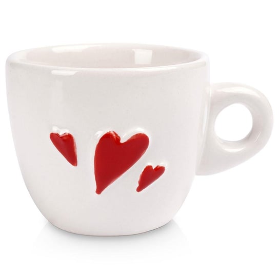 Orion Filiżanka do kawy espresso ceramiczna serce 80 ml Orion