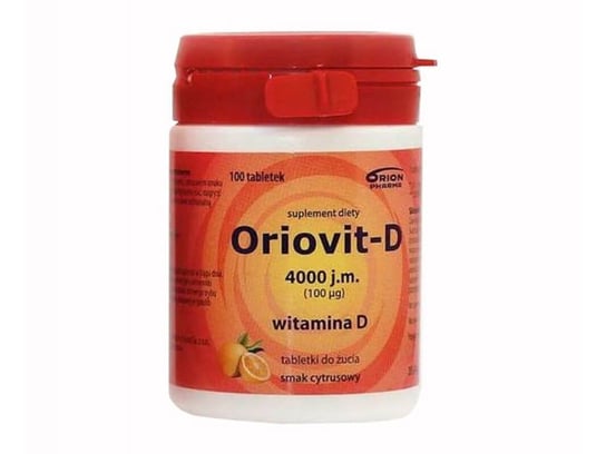 Oriovit-D 4000 j.m., Suplement diety, 100 tabletek Oriovit