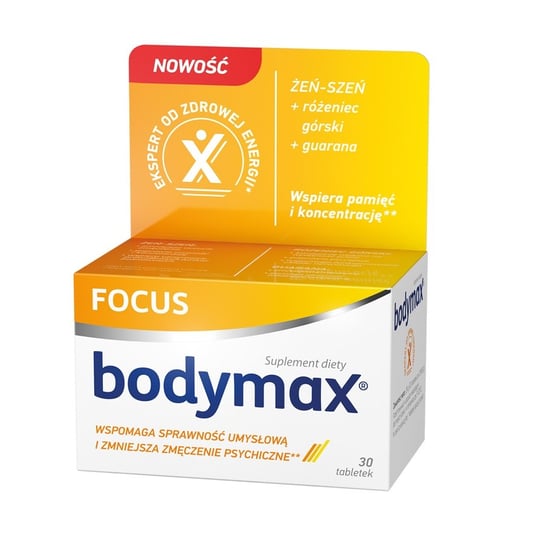 Orkla, Bodymax Focus, 30 tabletek Suplement diety Orkla