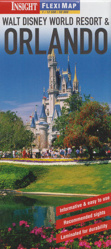 Orlando i park rozrywki Walta Disneya. Mapa 1:50 000 / 1:12 500 Insight Guides