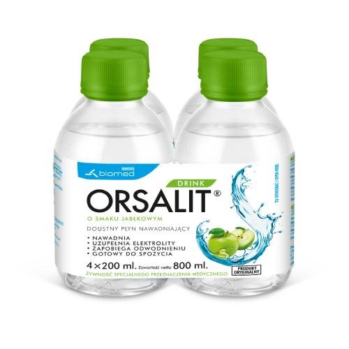 Orsalit, Drink Jabłkowy, 4x200ml Orsalit