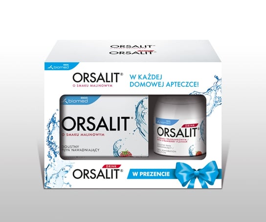 Orsalit o smaku malinowym + Orsalit Drink, zestaw IBSS BIOMED