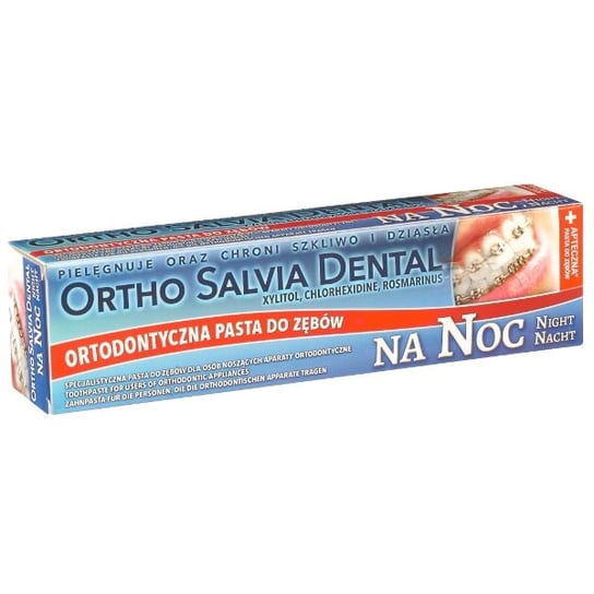 Ortho Salvia Dental, pasta ortodontyczna do zębów na noc, 75 ml Ortho Salvia Dental
