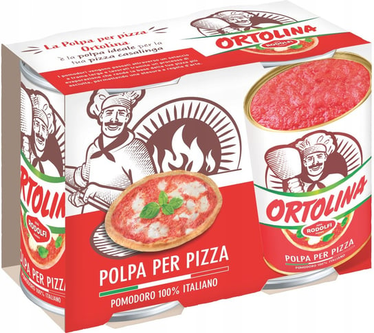 Ortolina Polpa per pizza sos do pizzy 2 x 400 g Inna producent