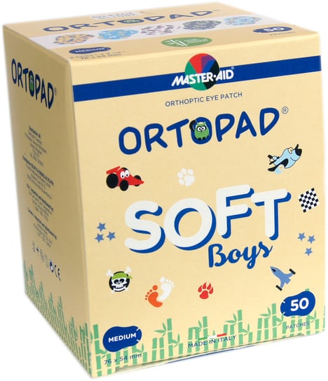 Ortopad Soft Boy Medium Plaster Na Oko 50szt Inna marka