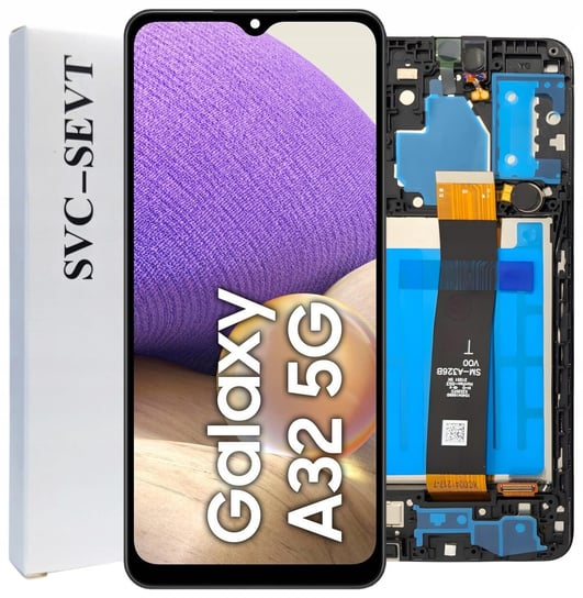 ORYGINAŁ WYŚWIETLACZ LCD SZYBKA DOTYK DO SAMSUNG GALAXY A32 5G RAMKA Zila