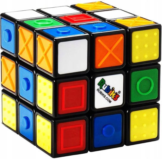Oryginalna Kostka Rubika Rubiks 3x3x3 sensoryczna + PODSTAWKA Kostkoland