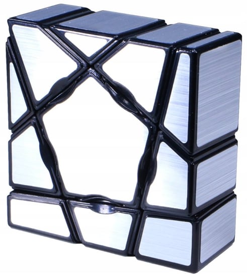 Oryginalna Kostka Rubika Yj Ghost Cube Silver + Podstawka Kostkoland