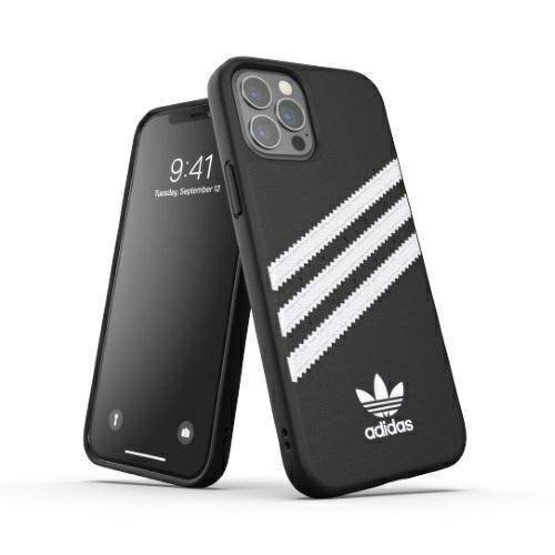 Oryginalne Etui IPHONE 12 / 12 PRO Adidas OR Moulded Case PU (42230) czarne Adidas