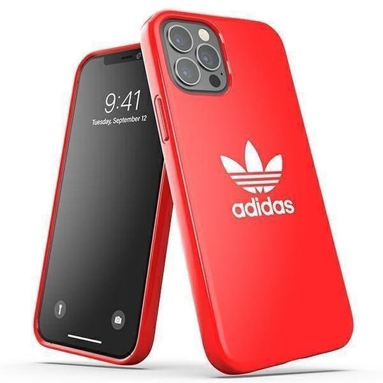Oryginalne Etui Iphone 12 / 12 Pro Adidas Or Snap Case Trefoil Czerwone Adidas