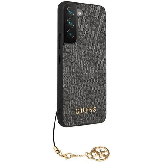 Oryginalne Etui SAMSUNG GALAXY S23 Guess Hardcase 4G Charms Collection (GUHCS23SGF4GGR) szare GUESS