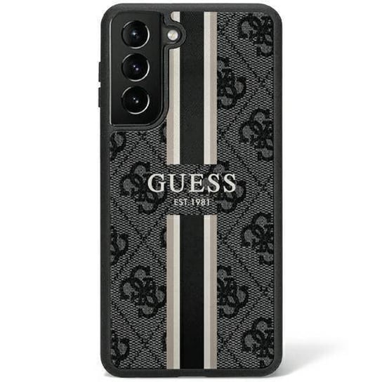 Oryginalne Etui SAMSUNG GALAXY S23+ Guess Hardcase 4G Printed Stripe (GUHCS23MP4RPSK) czarne GUESS