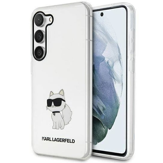 Oryginalne Etui Samsung Galaxy S23+ Karl Lagerfeld Hardcase Ikonik Choupette (Klhcs23Mhnchtct) Transparentne Karl Lagerfeld