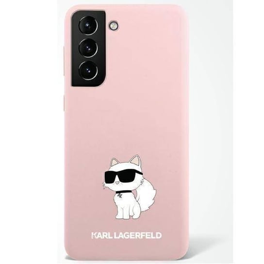 Oryginalne Etui SAMSUNG GALAXY S23+ Karl Lagerfeld Hardcase Silicone Choupette (KLHCS23MSNCHBCP) różowe Karl Lagerfeld