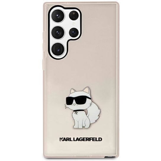 Oryginalne Etui SAMSUNG GALAXY S23 ULTRA Karl Lagerfeld Hardcase Ikonik Choupette (KLHCS23LHNCHTCP) różowe Karl Lagerfeld