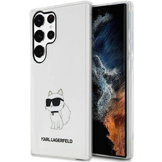 Oryginalne Etui Samsung Galaxy S23 Ultra Karl Lagerfeld Hardcase Ikonik Choupette (Klhcs23Lhnchtct) Transparentne Karl Lagerfeld