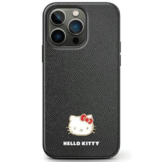 Oryginalne Etui SAMSUNG GALAXY Z FLIP 5 Hello Kitty Hardcase Metal Logo Kitty Head (HKHCZF5PGHDLMK) czarne Inna marka