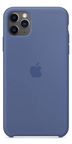 Oryginalne Etui Silikonowe Apple Iphone 11 Pro Linen Blue Apple
