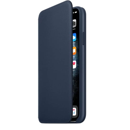 Oryginalne Skórzane Etui Apple Iphone 11 Pro Max Leather Folio Deep Sea Blue Apple