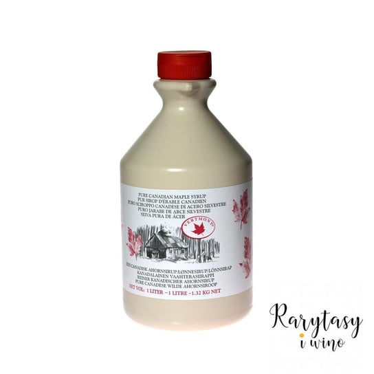 Oryginalny Kanadyjski Syrop Klonowy Grade A "100% Pure Canadian Maple Syrup Grade A" 1l / 1,32kg Vertmont VERMONT