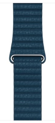 Oryginalny Pasek Apple Watch  Leather Loop Cosmos Blue 42Mm / M W Zaplombowanym Opakowaniu Apple