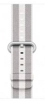 Oryginalny Pasek Apple Watch Nylon White Pearl 38mm w zaplombowanym opakowaniu Apple
