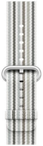 Oryginalny Pasek Apple Watch Woven Nylon Gray Stripe 42mm w zaplombowanym opakowaniu Apple
