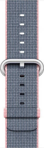 Oryginalny Pasek Apple Watch Woven Nylon Light Pink - Midnight Blue 42mm w zaplombowanym opakowaniu Apple