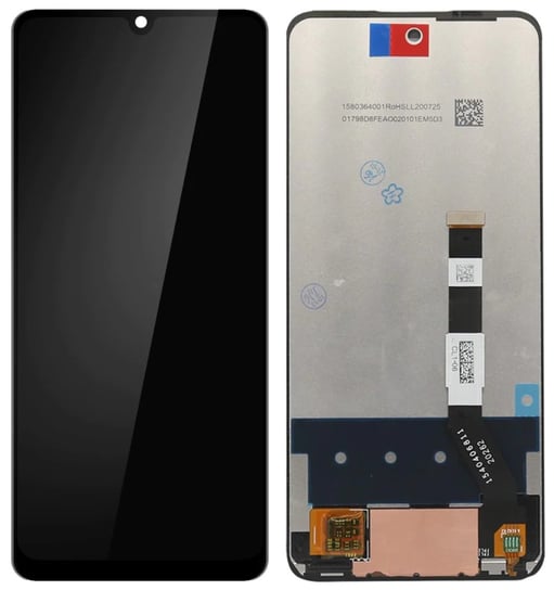 Oryginalny wyświetlacz LCD + ekran dotykowy Motorola Moto G 5G XT2113 (Regenerowany) Czarny Tradebit