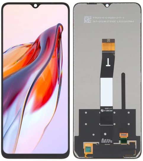 Oryginalny wyświetlacz LCD + ekran dotykowy Xiaomi REDMI 12C 22120RN86G (Regenerowany) Tradebit