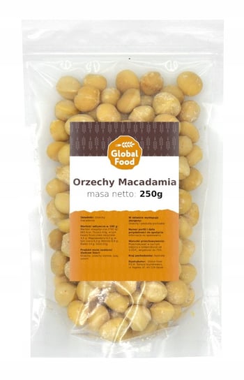Orzechy Makadamia Orzech Macadamia Global Food 250G Inny producent